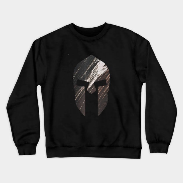 Spartan Helmet | Greek Warrior Shirt | Ancient Sparta Crewneck Sweatshirt by DesignsbyZazz